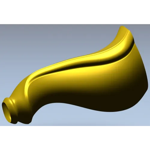 S-Flow Baluster - STL 3D model for CNC
