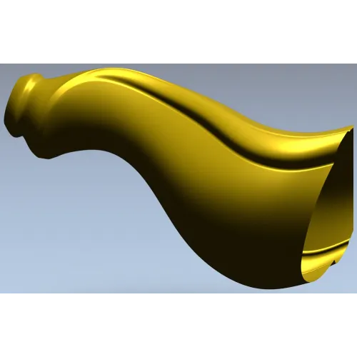 S-Flow Baluster - STL 3D model for CNC