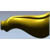 S-Flow Baluster - STL 3D model for CNC