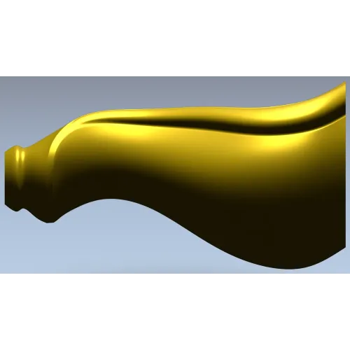 S-Flow Baluster - STL 3D model for CNC