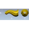 S-Flow Baluster - STL 3D model for CNC