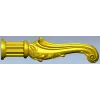 Acanthus Scroll Leg - Baroque Decorative Furniture Leg STL