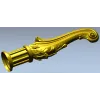Acanthus Scroll Leg - Baroque Decorative Furniture Leg STL
