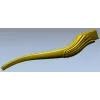 Curved Decorative Baluster - STL 3D Model for CNC Routing