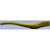 Curved Decorative Baluster - STL 3D Model for CNC Routing