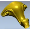 Rococo Acanthus Leg STL Model
