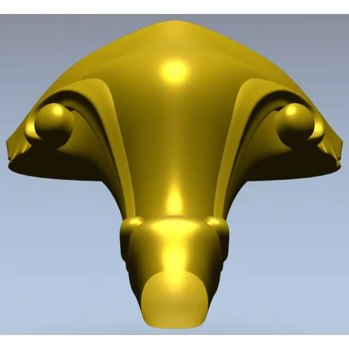 Rococo Acanthus Leg STL Model