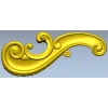 Regency Acanthus Scroll - STL 3D model for CNC routing