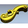 Regency Acanthus Scroll - STL 3D model for CNC routing