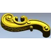 Regency Acanthus Scroll - STL 3D model for CNC routing