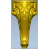 Acanthus Scroll Furniture Leg STL for CNC