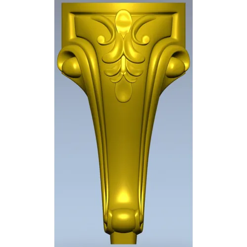 Acanthus Scroll Furniture Leg STL for CNC