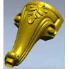 Acanthus Scroll Furniture Leg STL for CNC
