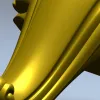 Acanthus Scroll Furniture Leg STL for CNC