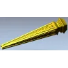 Beaded Tapered Baluster - STL 3D model for CNC milling