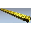 Beaded Tapered Baluster - STL 3D model for CNC milling