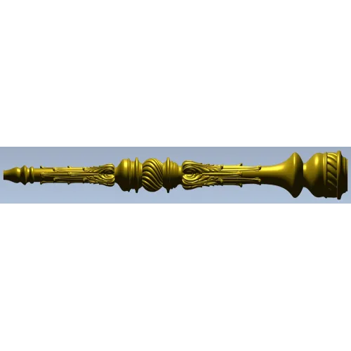 Regal Twist Baluster - STL 3D model for CNC milling