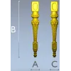 Балясина в классическом стиле - 3D STL модель для ЧПУ