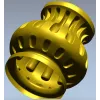 Fluted Auric Baluster STL