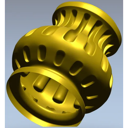 Fluted Auric Baluster STL