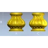 Fluted Auric Baluster STL