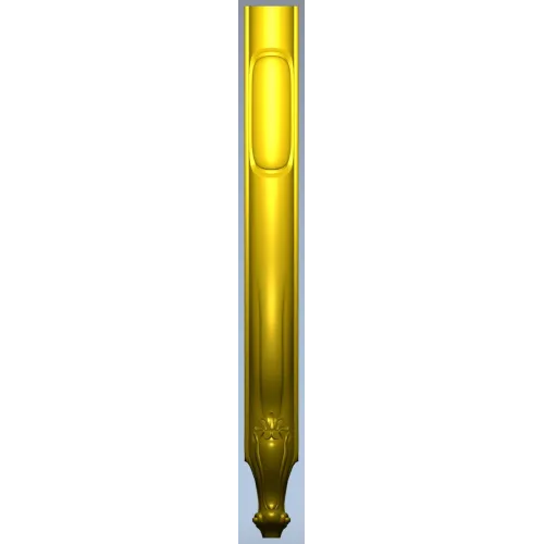 Florentine Scroll Leg - STL 3D model for CNC