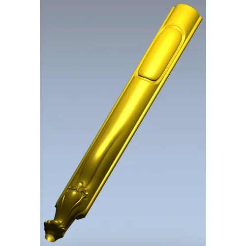 Florentine Scroll Leg - STL 3D model for CNC