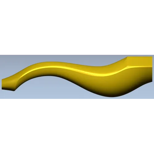 Волнообразная балясина - 3D модель STL для ЧПУ