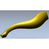 Волнообразная балясина - 3D модель STL для ЧПУ