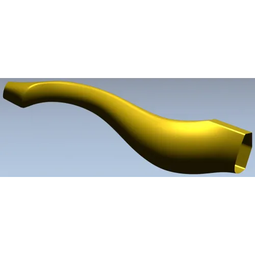 Волнообразная балясина - 3D модель STL для ЧПУ