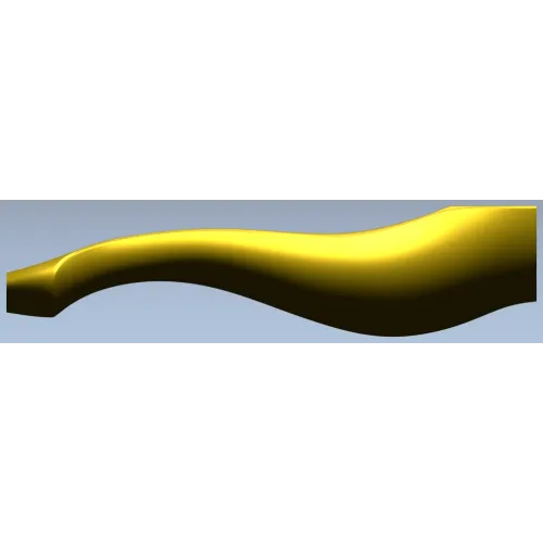 Волнообразная балясина - 3D модель STL для ЧПУ