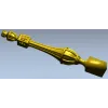Regal Rosette Baluster - detailed STL 3D model for CNC