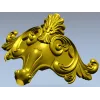 Декоративный картуш из аканта - 3D модель STL для ЧПУ