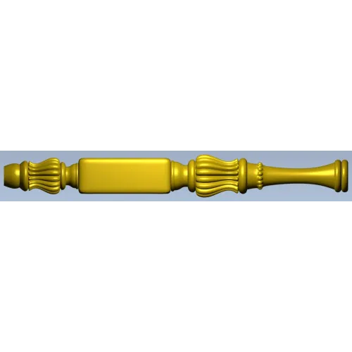 Ornate turned baluster STL model