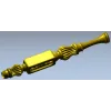 Ornate turned baluster STL model