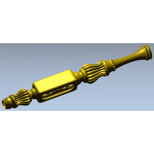 Ornate turned baluster STL model