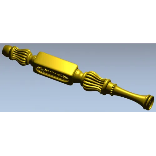 Ornate turned baluster STL model