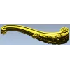 Декоративная 3D модель "Лиственный завиток" - STL для ЧПУ