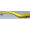 Decorative S-Curve Furniture Leg - STL 3D Model for CNC Milling