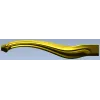 Decorative S-Curve Furniture Leg - STL 3D Model for CNC Milling