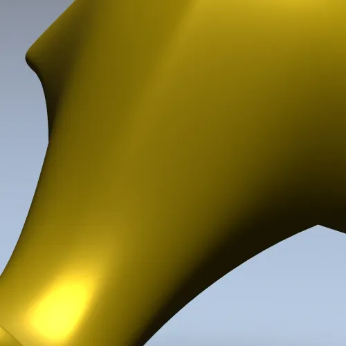 3D модель мебельной ножки в стиле кабриоль - STL для ЧПУ