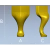 3D модель мебельной ножки в стиле кабриоль - STL для ЧПУ