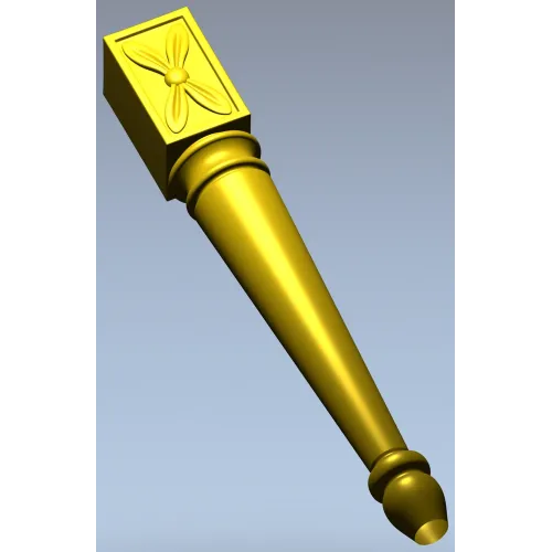 Балясина-ножка Флора - 3D STL модель для ЧПУ