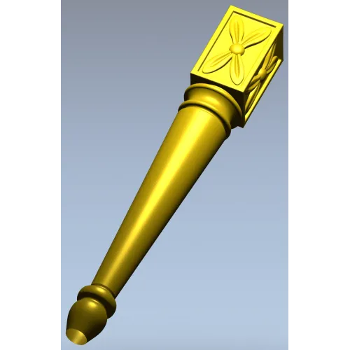 Балясина-ножка Флора - 3D STL модель для ЧПУ