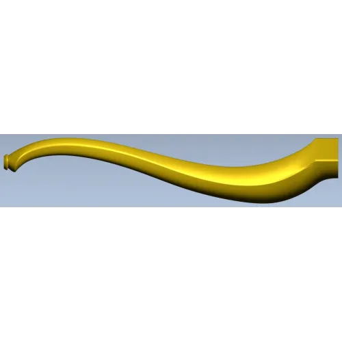 Балясина в S-форме для ЧПУ - 3D модель STL