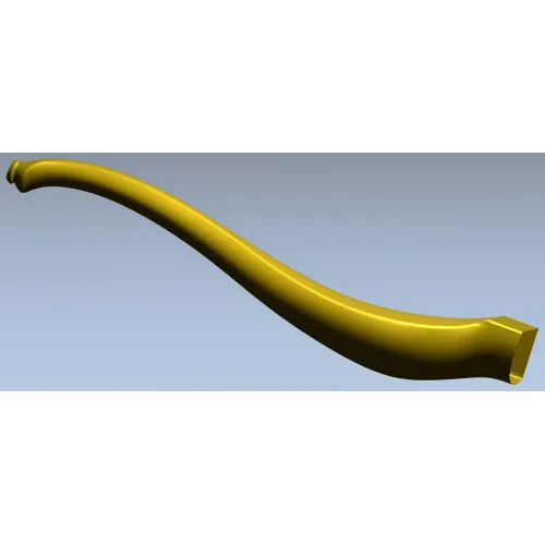 Балясина в S-форме для ЧПУ - 3D модель STL