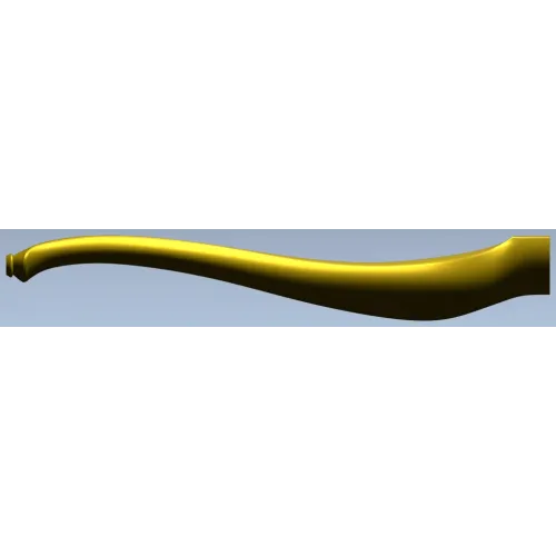 Балясина в S-форме для ЧПУ - 3D модель STL