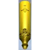 Балясина с барельефом розы - 3D модель STL для ЧПУ