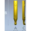 Балясина с барельефом розы - 3D модель STL для ЧПУ