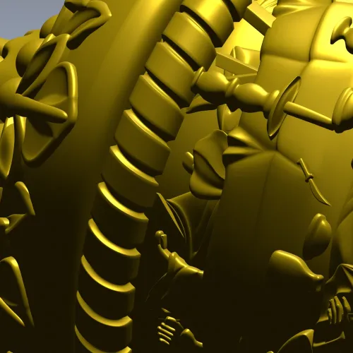 Балясина "Торжество" - 3D модель STL для ЧПУ